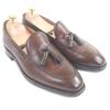 Great Berwick 1707 Loafers 5127 VELEBK Tassel Brown Leather Mens 6.5 Used