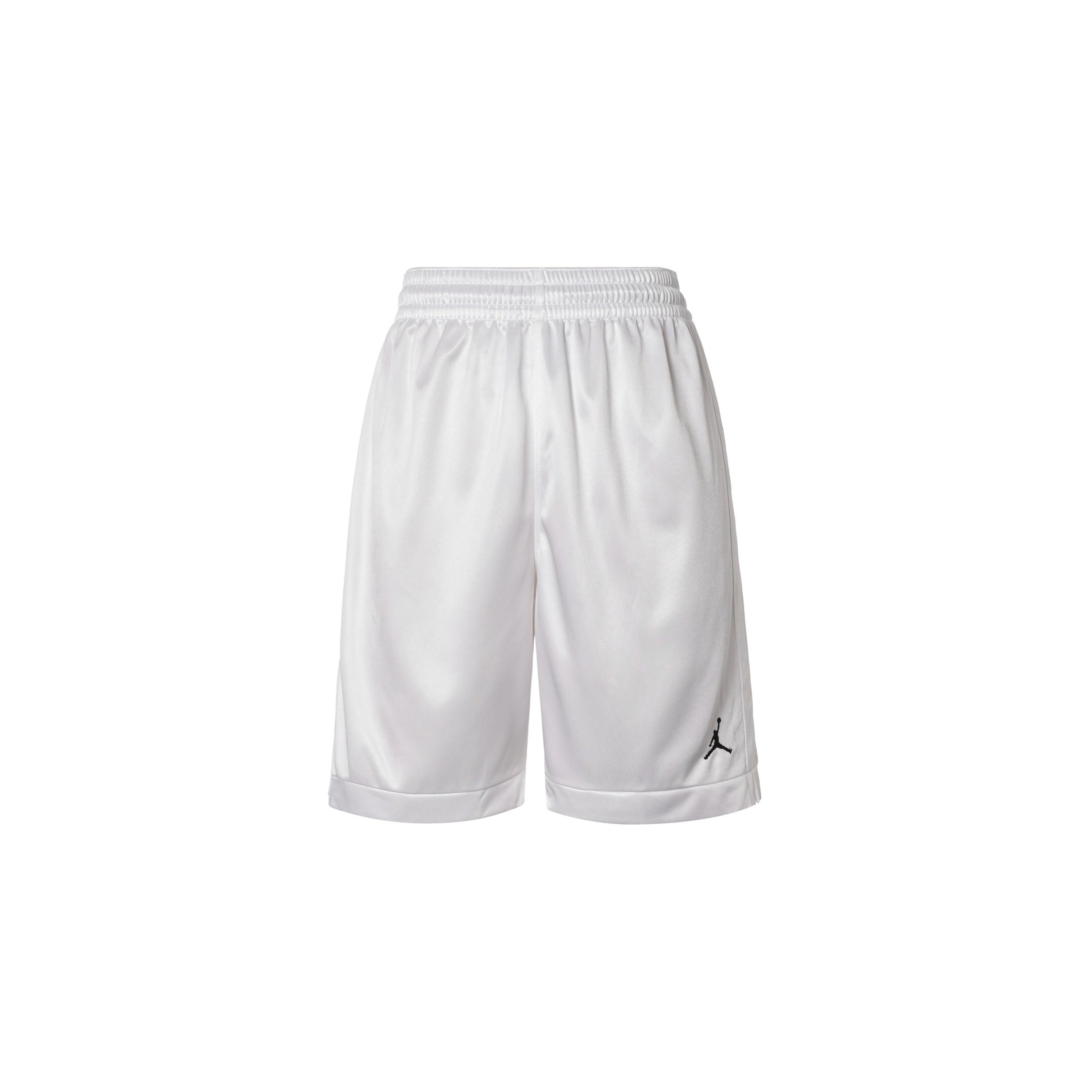 Air Jordan Embroidered LOGO Quick Dry Breathable Athleisure Casual Sports Shorts White Men s AR4316-100 XXL