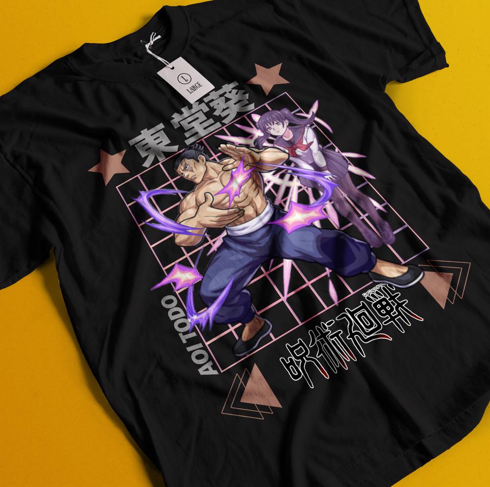 

Todo Aoi T-Shirt Sukuna Shirt Jujutsu Kaisen Tshirt Gojo Satoru Tee Itadori Maki 3XL
