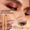Three Color Eyeshadow Stick Matte Pearl Glitter Long Lasting Waterproof Twist Up Portable Travel Friendly Daily Eye Makeup