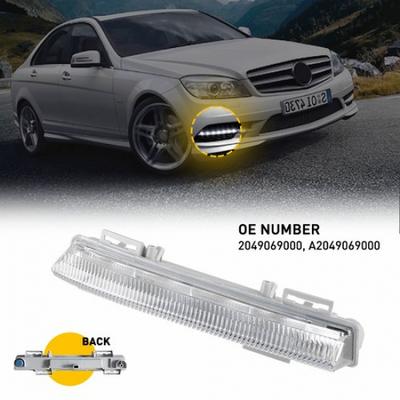 LED DRL Daytime Fog Running Light White Right For 2011-2013 Mercedes SLK-Class