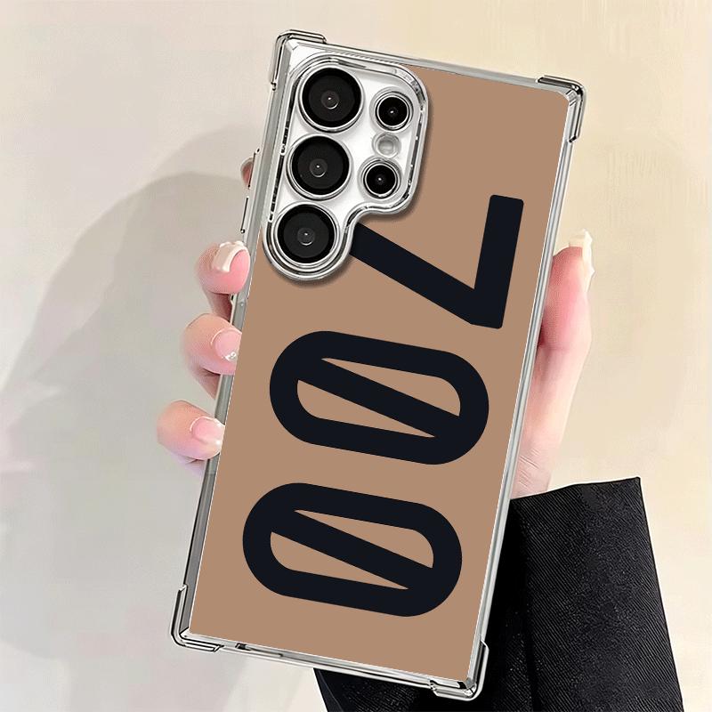 350 700 Mode Design Galvanisiert Handyhülle Für Samsung Galaxy S24 S25 FE S26 Edge S23 Ultra S22 S21 Plus S20 Anti-Fall Airbag Co
