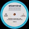 12inch Record TAKE 2  Badder Than Bad STA3676 Stamina Records 1987 US Dance  Electronica Used