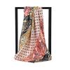 Square Silk Scarves Fashion Women Hijab Shawls Cashew Flower Print Kerchief Femme Head Scarf Foulard Bandana Beach Pareo 90*90Cm