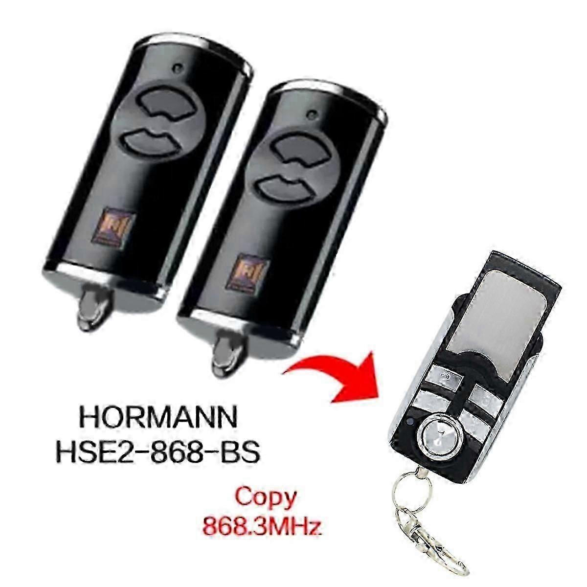 2 Stück Garagentor-Fernbedienung 868MHz HORMANN BS HSE2-868-BS-CHENG DU