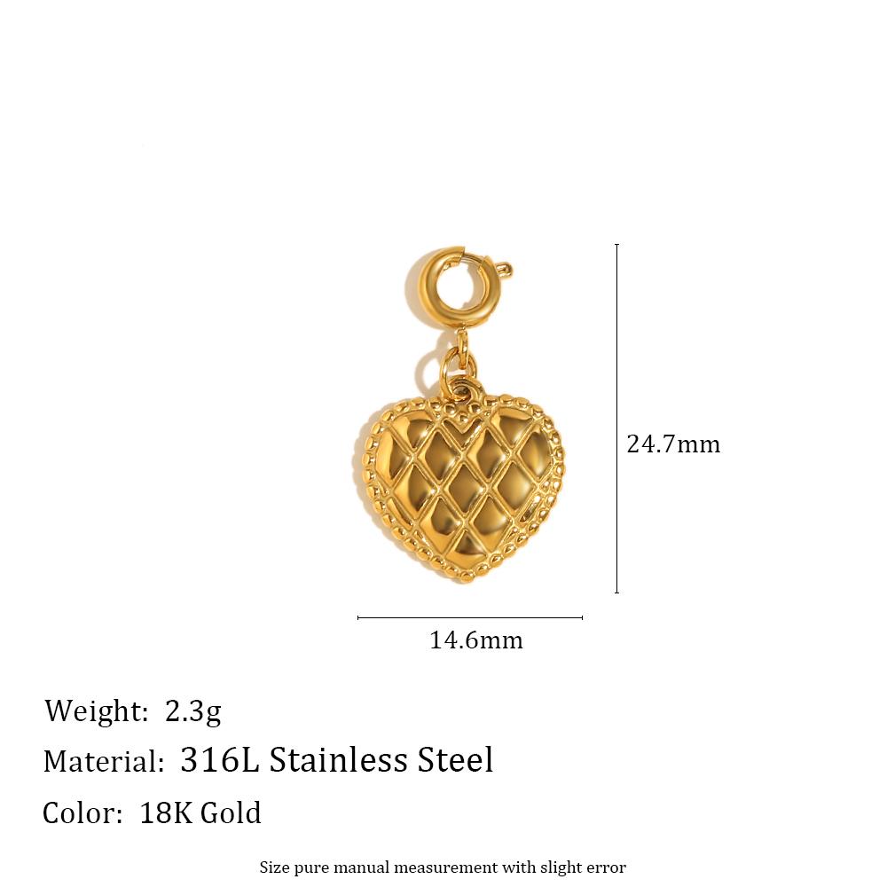 MamacitaSlay 316L Stainless Steel Butterfly Heart Animal Bikini Charms Jewelry DIY Waterproof Pendant Women's Creative Jewelry