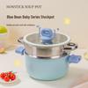ChuyiQi 26cm Ceramic Non-stick Soup Pot with Lid