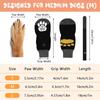 2 Pairs Anti Slip Dog Socks Dog Paw Protectors Paws Stop Licking Dogs Socks with Grips and Adjustable Straps Dog Socks Set