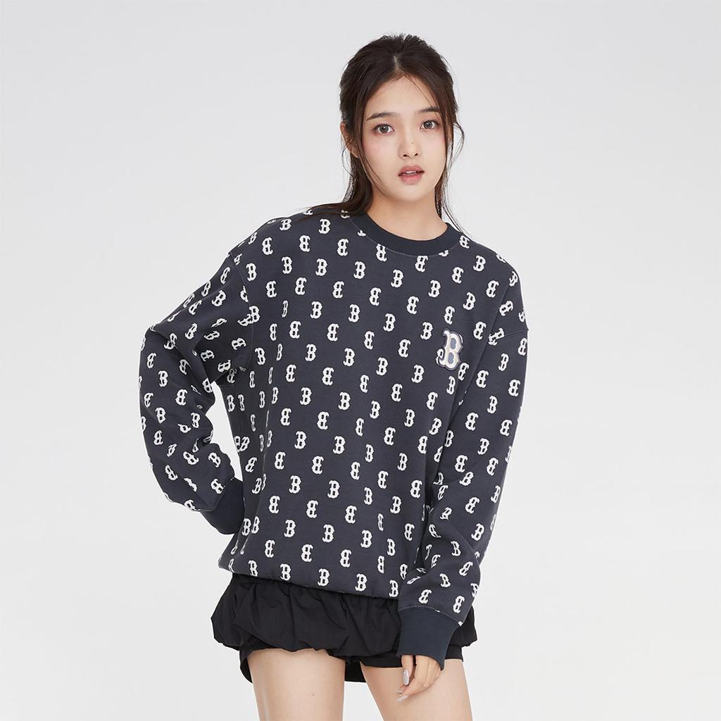 MLB Sweatshirt Unisex Charcoal Gray 3AMTM0334-43CGS