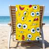 Ultra-Soft Beach Towel with SpongeBob SquarePants Theme,Ideal for Pool - Camping, Diving - Perfect Travel Essential, Vibrant Beach Towel.