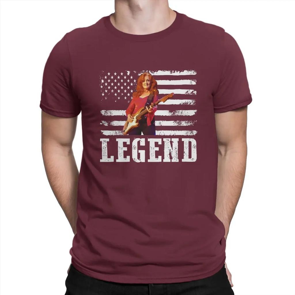 Men T-Shirts American Leisure Cotton Tees Short Sleeve Bonnie Raitt Singer T Shirts Round Neck Clothes Gift