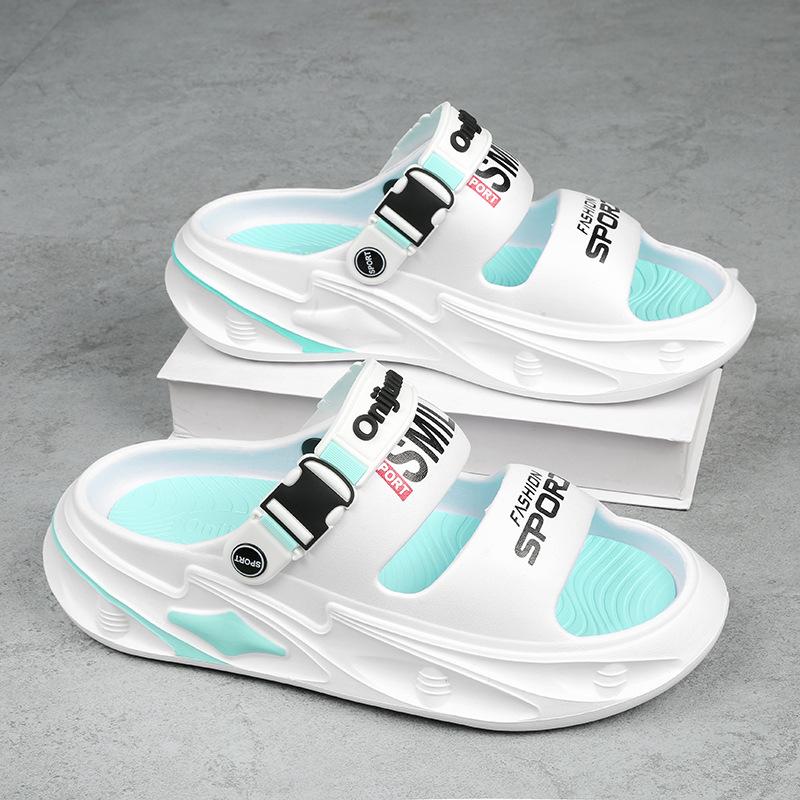 Sandals Summer Hole Shoes Casual Platform Dual Purpose Beach Cool Slippers Sports Vietnam Drag