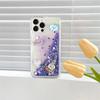 Silicone phone case with rope for Xiaomi 12 Pro, 10, CIVI, CC9, 11T - Love carrot rabbit cartoon design.