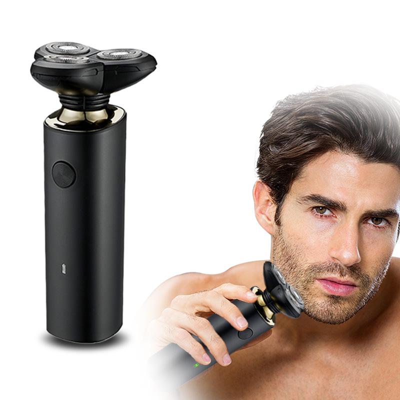 

Men s Electric Shaver USB Charging Dual Ring Blade Portable Charging