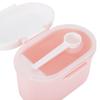 Portable Milk Powder Sealing Storage Box Microweave Freezer Safe (Pink L)