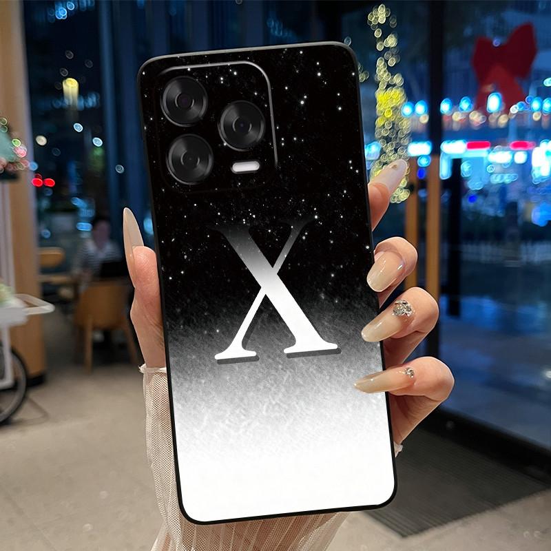 Weiche Silikon-Schwarze Handyhülle für ZTE Blade V70 Vita/Nubia V70 Design-Hülle Kratzfest Schöne Trendige Buchstabenmuster Schale