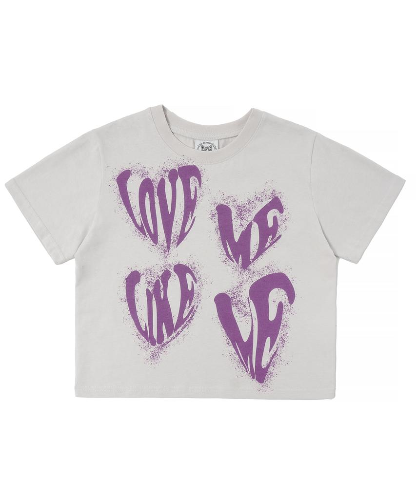 MATCHGLOBE Love Me Like Me Crop Top (Beige)