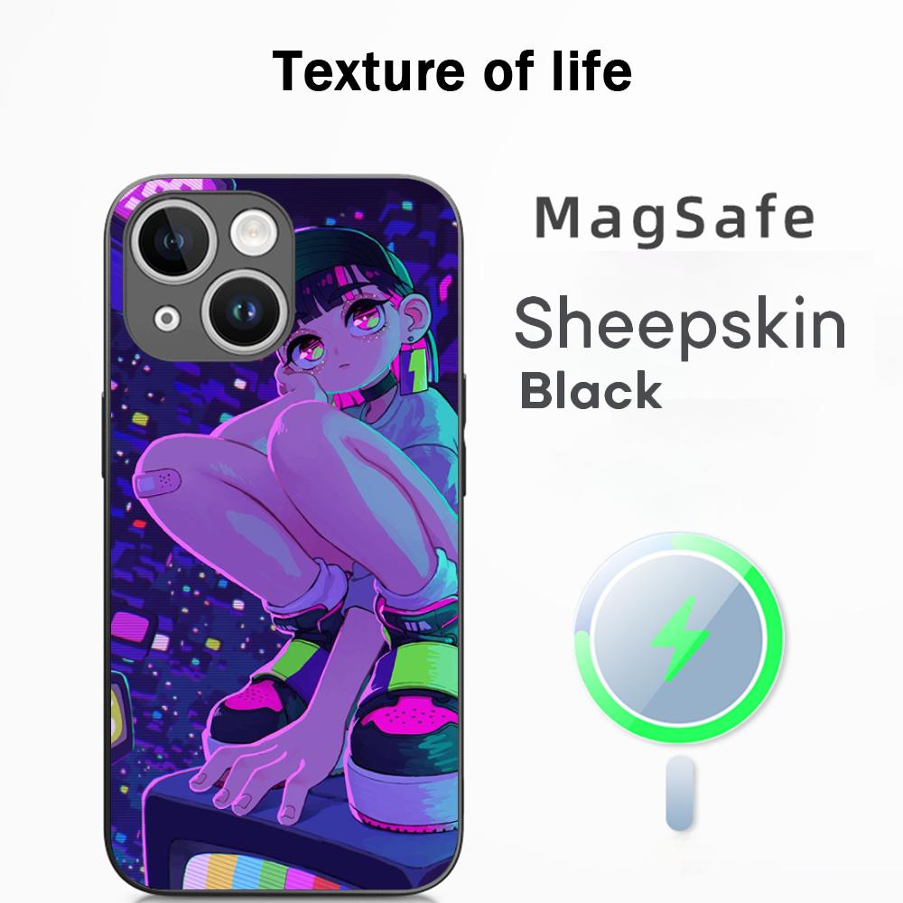 Zutomayo Japan Singer Poster Pattern Phone Case For iPhone 17 16 15 14 13 12 Plus Pro Max High-end Luxury Magsafe Sheepskin