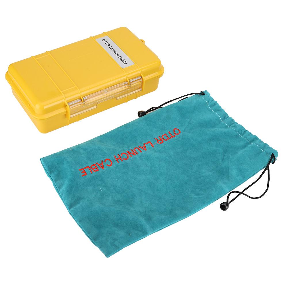 Fiber Optic OTDR Launch Cable Box Dead Zone Eliminator Fiber Ring Sc APCSc APC SM 1km