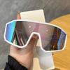 Protective Glasses 2pcs Men Women Outdoor MTB Cycling Sun Glasses Sports Colorful Glasses Full Frame Punk Windproof Goggle