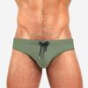 Men's Solid Color Minimalist Triangle Swim Briefs