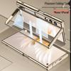 Honor V Purse Foldable Phone Case: Transparent TPU Silicone, Stand Feature, Anti-fall Protection.