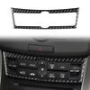 Car Interior Climate Control Panel Trim Cover For Infiniti Q50 Q60 For Acura For TSX 2009-14 Carbon Firber Interior Sticker