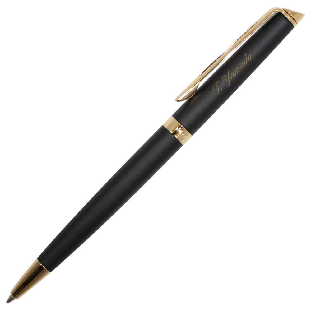 

Персонализированная шариковая ручка Waterman Metropolitan Essential Шариковая ручка WATERMAN Черная (Матовый GT)