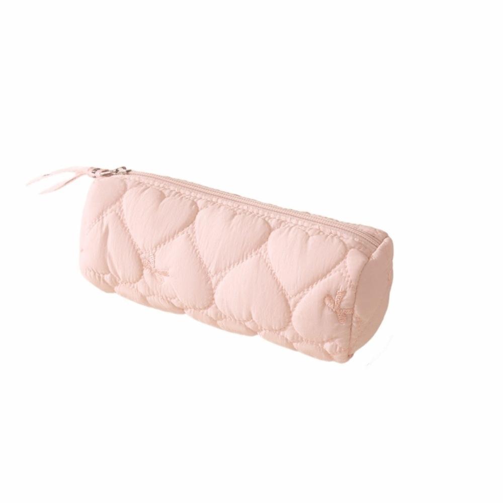 Großes Federmäppchen Gesteppte Stifttasche Kawaii Schreibwaren Aufbewahrungstasche Schülergeschenke