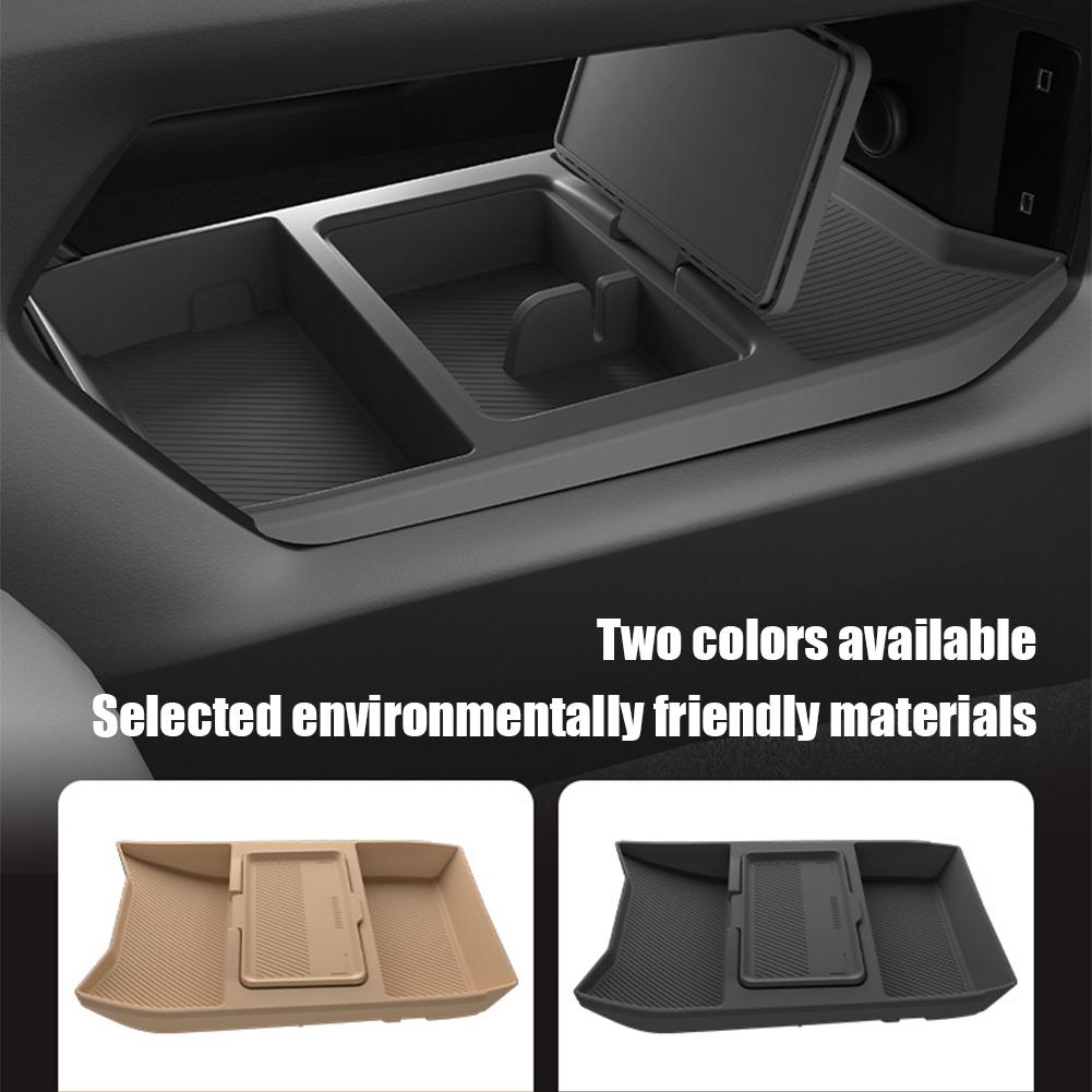 Car Central Control Lower Storage Box For Jetour Traveler T2 2023-2025 Center Console Sunglasses Phone Keys Storage Box