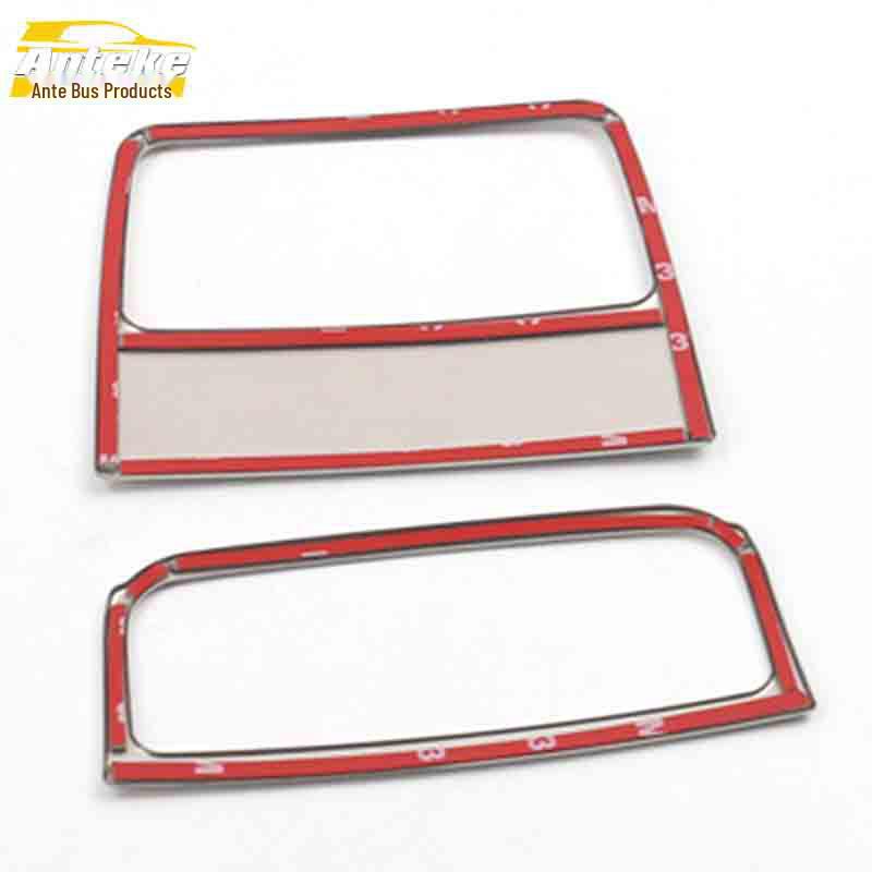 Acabamento da saída de ar traseira de aço inoxidável Boyue para terceira fileira