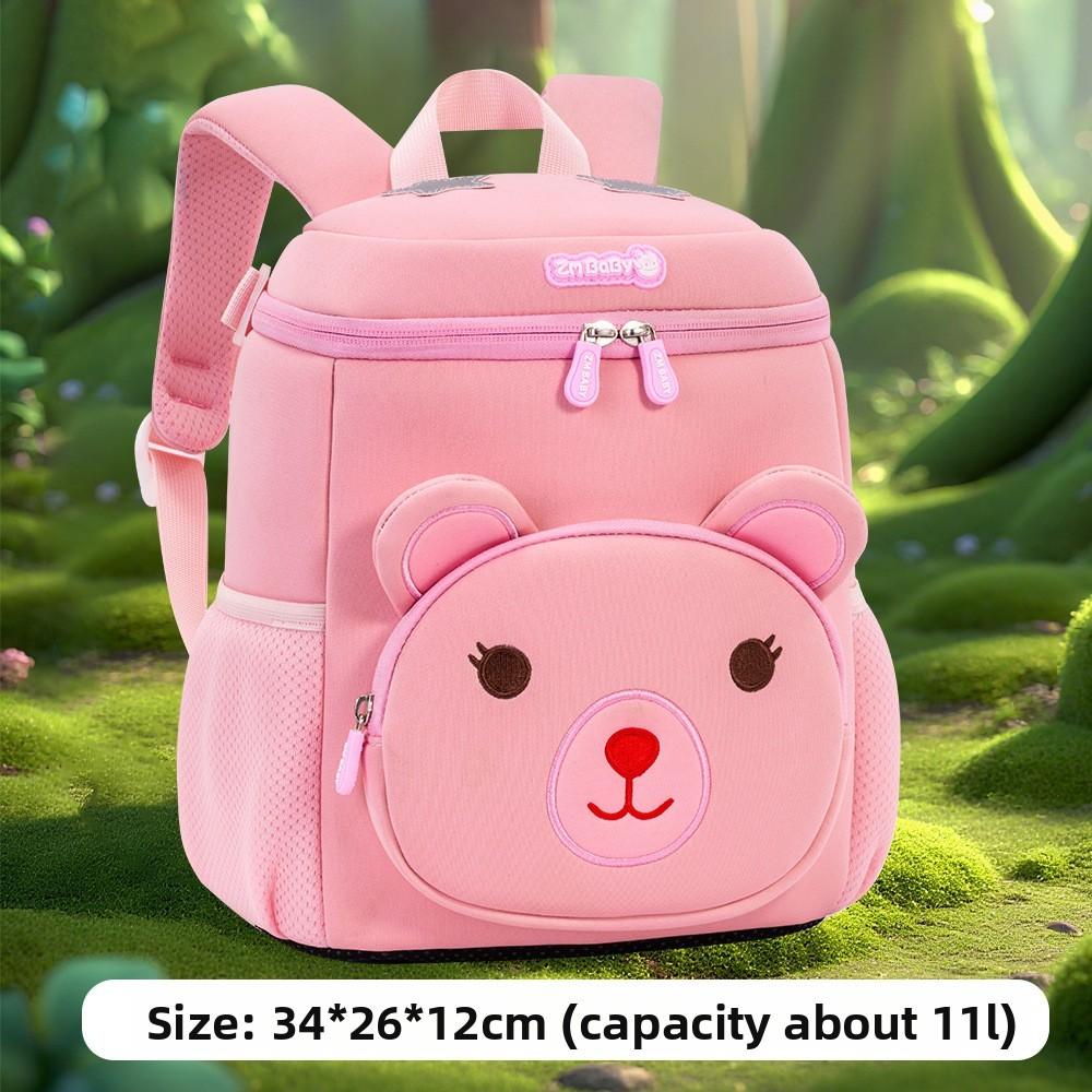 Sesame Baby Cartoon Kids School Backpack With Reflective Safety Night Light For Toddlers