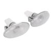 2PCS LED Side Indicator Repeater Light 632574 Side Marker Lamp Set Replacement for Peugeot 206 607 407 1007