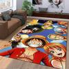 "Anime Colorful Cartoon Characters Carpet for Bedroom or Living Room" Suitable for Use As an Anti-slip for Living Room Bedroom Sofas