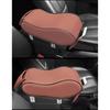 Leather Sponge Car Truck Center Armrest Heighten Pad Storage Bag