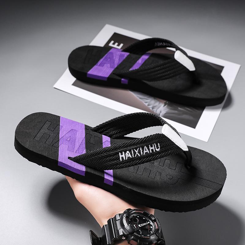 Fashion Designer new Summer men's flat flip-flops Casual men's Beach shoes Sandals for men slippers