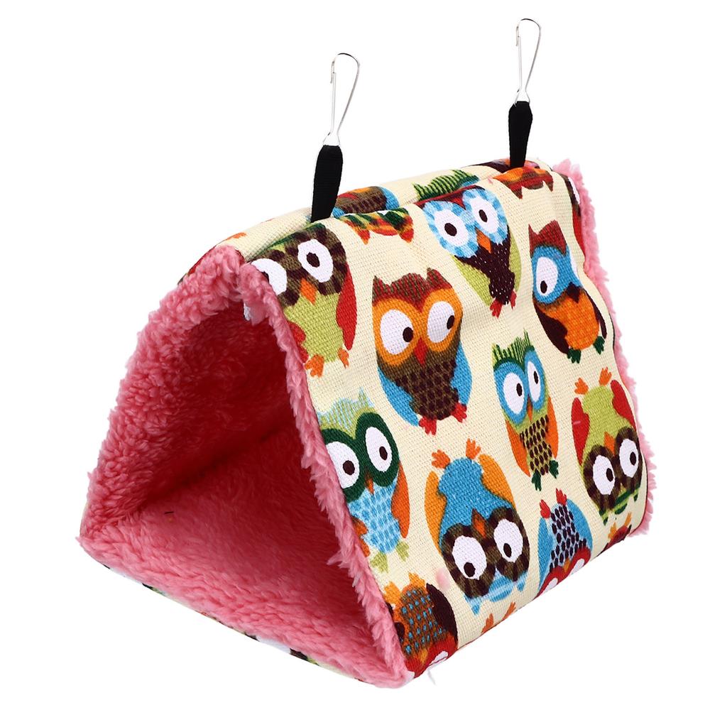 Pet Parrot Hammock Bird Nest Triangular Tent Warm and Comfortable Triangle Bird Cage Nest