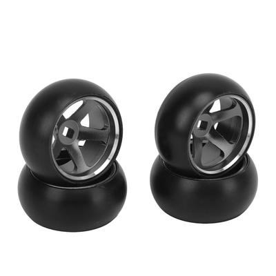 4PCS RC Drift Tires Aluminum Alloy RC Tires and Wheels Set for Wltoys K989 K969 P939 28413 128 RC