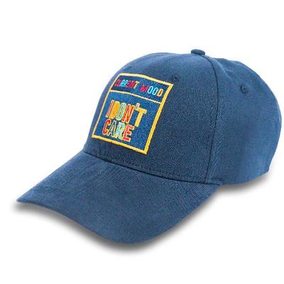 Premium Unisex Nonchalant Attitude Baseball Cap Hat Solid Blue Color Fashion Adjustable Caps