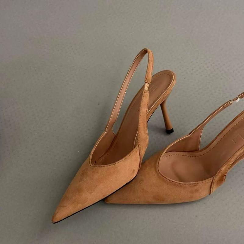 Fashion Summer New Style Luxury Leopard High Heel Women Sandals Fashionable Pointed Toe Shoes Design Style Banquet Party Sandals Shoes