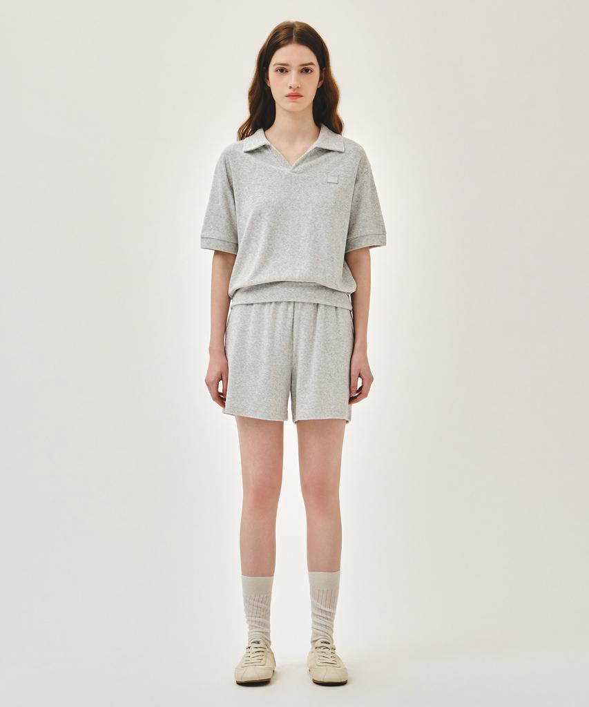 Malittepeulangsowajeobeo W Terry Set-Up Light Heather Gray