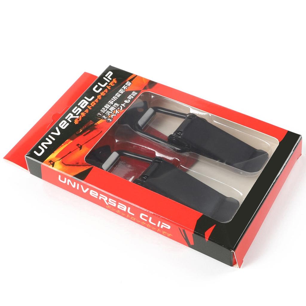 Set 2 bucăți Cârlige de siguranță pentru bara de protecție auto, Cleme de blocare, Cârlige cu eliberare rapidă pentru portbagajul universal auto, Accesorii auto, Durabile