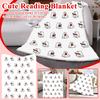 Cute Reading Blanket, Halloween Reading Blanket 50 X 60 Inch, Cute Fall Blanket Gift For The Spooky