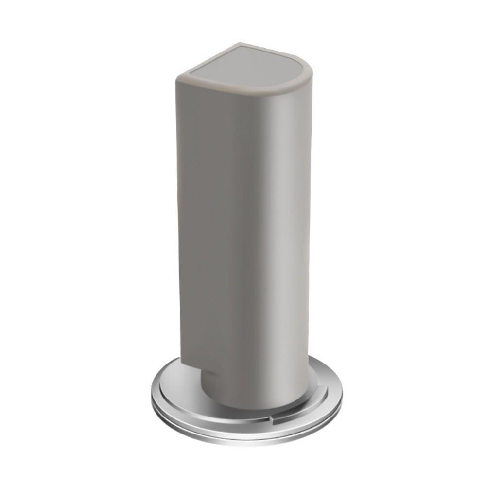 

Magnetic Door Stopper Heavy Duty Stainless Steel Anti-Collision Doorstop No Punching Silent Damping Door Suction Holder сірий