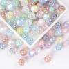 10pcs Acrylic Beads 12mm Round Bead String for DIY Jewelry Making, Mobile Phone Straps, Beaded Pens, Keychain Accessories