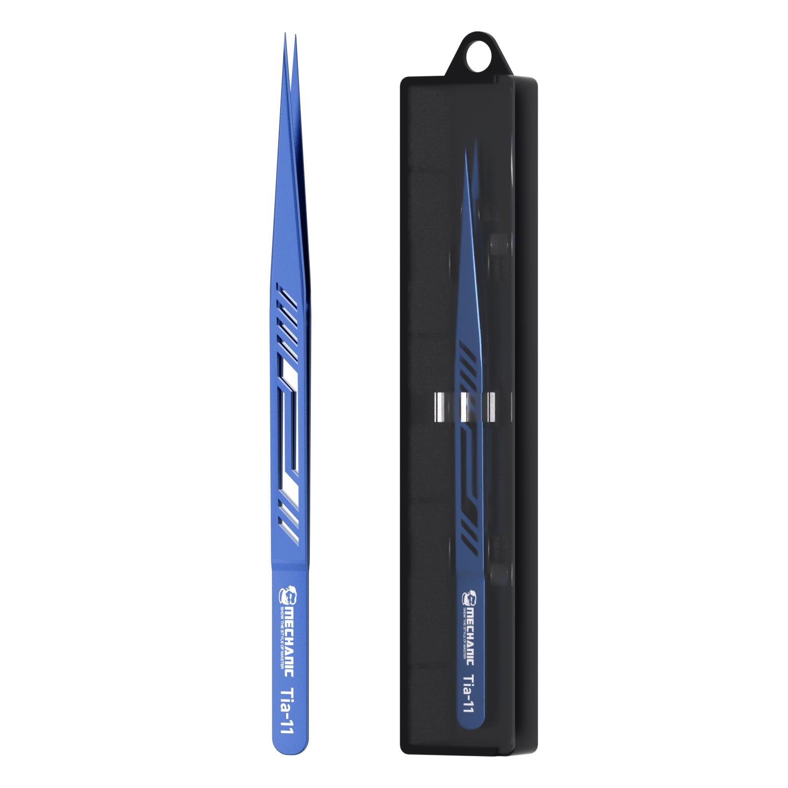 MECHANIC titanium alloy tweezers mobile phone repair flying line tweezers high hardness special tip precision tweezers