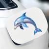 QT2383#15cm Speelse Gloeiende Dolfijn Auto Sticker, Geschikt voor Laptop, Auto, Vrachtwagen, Bestelwagen, SUV, Motorfiets, Bumper, Raam