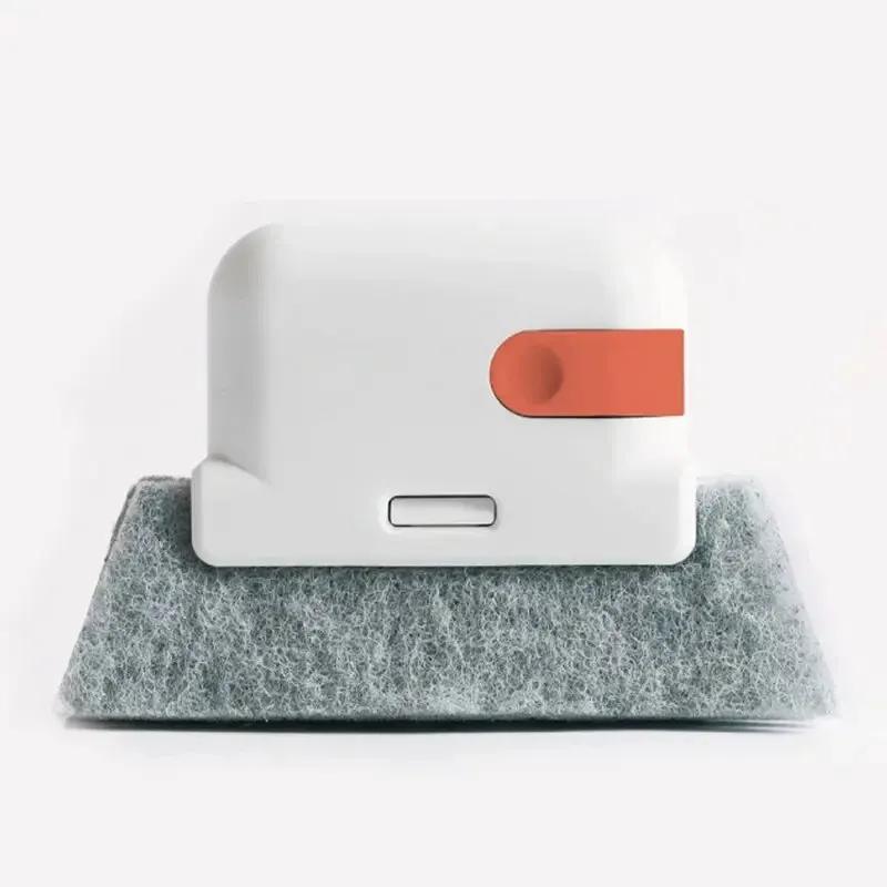 

Щетка для чистки окон, канавка для подоконника, тупиковая щетка для шкафа, съемная щетка для дома, многофункциональные инструменты для чистки 1pc оранжевый