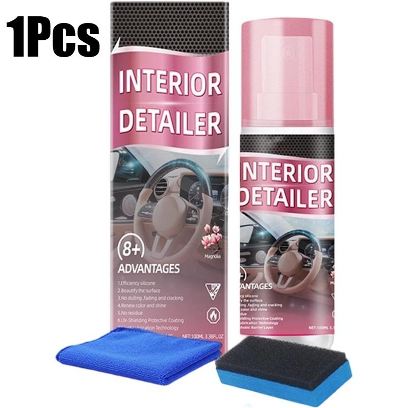 

Auto Interior Polish Car Shine Cleaner 100ml Interior Detailer Spray Protective Color Fading Repair Car Care Detailing Spray