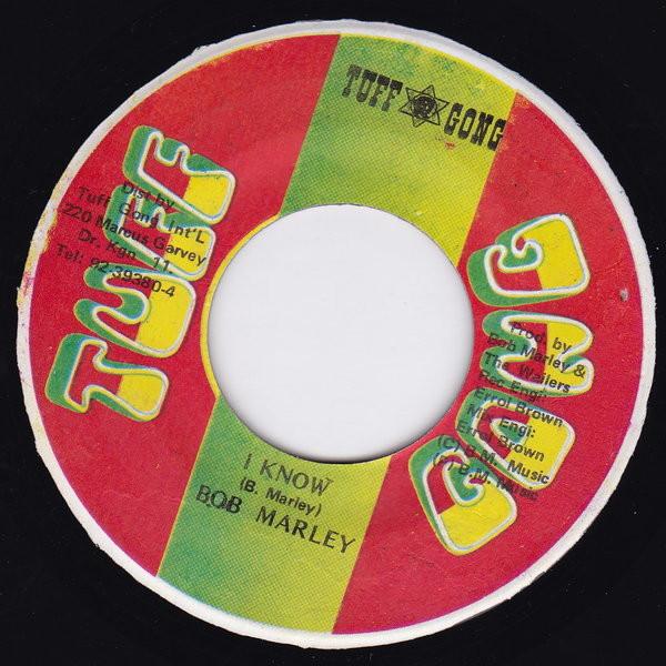 

7inch Record BOB MARLEY - I Know NONE Tuff Gong Jamaica Reggae, Ska & Dub Used